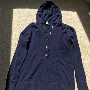 J Crew Cashmere Hooded Sweater